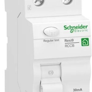 Interrupteur Différentiel Schneider Electric, 2 pôles, Type A, 25A Type A, 30 mA Resi9 R9R EN/IEC 61008-2-1, RoHS
