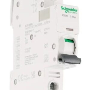 Disjoncteur miniature Acti9 iC60H, 2A Schneider Electric 1 pôles Type C 100V, 12 V, 133 V, 220 V, 240 V, 60 V 72 V c.c.,