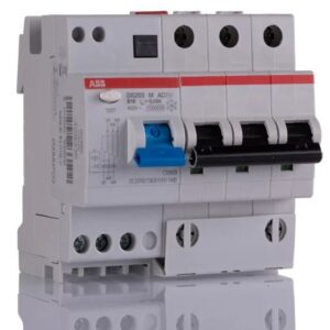 Disjoncteur différentiel magnéto-thermique ABB 3 pôles 16A, sensibilité 30 mA Type B System Pro M Compact