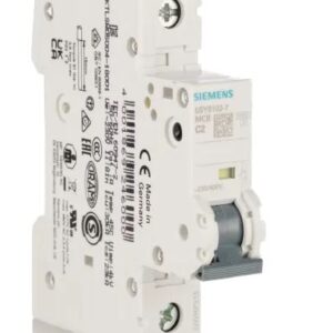 Disjoncteur miniature SENTRON 5SY6, 2A Siemens 1 pôles Type C 400V c.a. 60 V c.c., pouvoir de coupure 6 kA