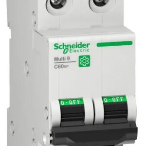 Disjoncteur miniature Multi9 Multi9, 4A Schneider Electric 2 pôles Type C 125 V c.c., pouvoir de coupure 20 kA