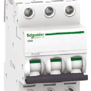 Disjoncteur miniature Acti9 Acti9 iC60, 6A Schneider Electric 3 pôles Type D 440V c.a. 180 V c.c., pouvoir de coupure 10