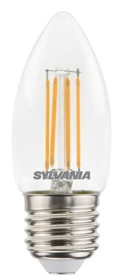 Ampoule LED Sylvania, 4.5 W, 380 lm Dimmable E27 (40 W), format Flamme, Blanc, 2700k ToLEDo Retro Candle