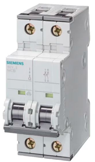 Disjoncteur miniature SENTRON 5SY4, 10A Siemens 1 pôles Type C 230V c.a. 60 V c.c., pouvoir de coupure 10 kA