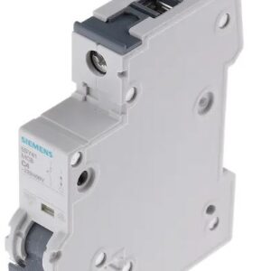 Disjoncteur miniature SENTRON 5SY4, 4A Siemens 1 pôles Type C 400V c.a. 60 V c.c., pouvoir de coupure 10 kA
