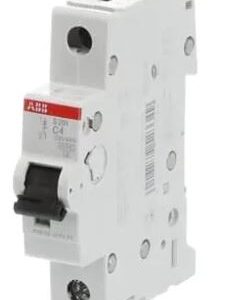 Disjoncteur miniature System Pro M Compact S200, 4A ABB 1 pôles Type C 253V c.a. 72 V c.c., pouvoir de coupure 6 kA