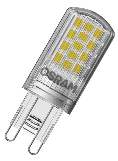 Ampoule LED LEDVANCE, 4.2 W, 470 lm G9 220V, 240 V (40 W), format Broche, Blanc chaud, 2700k 40580
