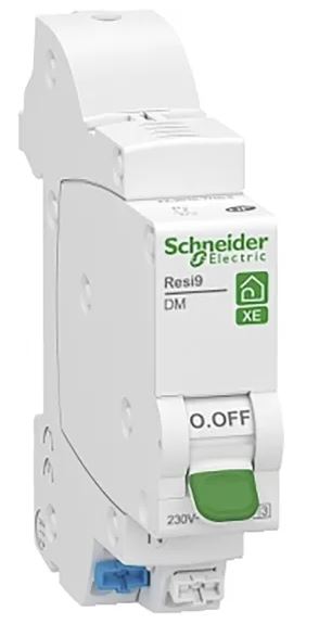 Disjoncteur miniature Resi9 Resi9 XE DM, 10A Schneider Electric 1 pôles Type C 230V c.a., pouvoir de coupure 3 kA
