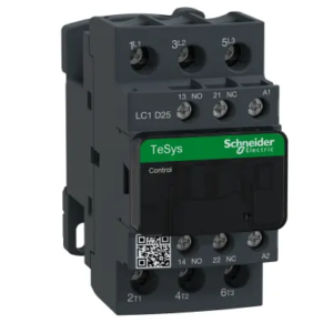 Contacteur série TeSyS D 3P Schneider Electric, 3 pôles, 11 KW, 3 NO, 25 A 48V Contrôle moteur, Charge résistive, 115V