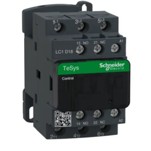 Contacteur série TeSyS D 3P Schneider Electric, 3 pôles, 7.5 KW, 3 NO, 18 A 115V c.a. Contrôle moteur, Charge résistive,