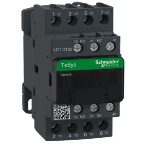 Contacteur série TeSyS D 4P Schneider Electric, 4 pôles, 1.56 W, 4 NO, 25 A 48V c.a. Contrôle moteur, Charge résistive,