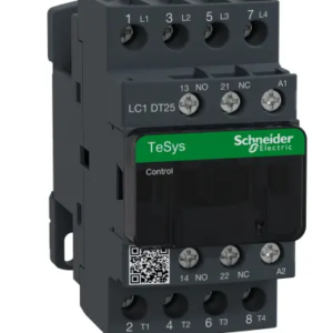 Contacteur série TeSyS D 4P Schneider Electric, 4 pôles, 1.56 W, 4 NO, 25 A 24V c.a. Contrôle moteur, Charge résistive,