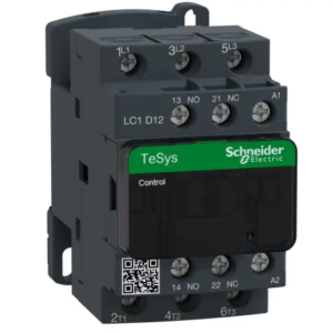 Contacteur série LC1D 3P Schneider Electric, 3 pôles, 5.5 KW, 3 NO, 12 A 24V c.a. Contrôle moteur, Charge résistive, 24V