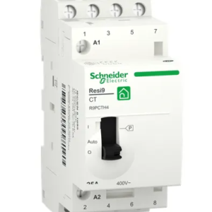 Contacteur série Resi9 4P Schneider Electric, 4 pôles, 1.6 W, 4 NO, 25 A 240V c.a., 220V