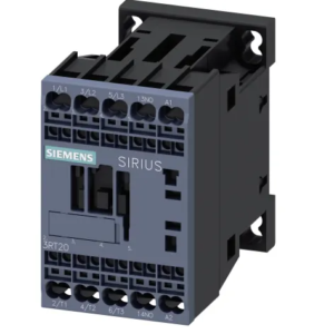Contacteur série 3RT2 3P Siemens, 3 pôles, 7.5 KW, 3 NO, 16 A 24V c.a., 24V c.a.