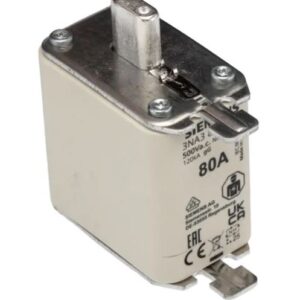 Fusible NH Siemens 80A NH00, gG 500V c.a.