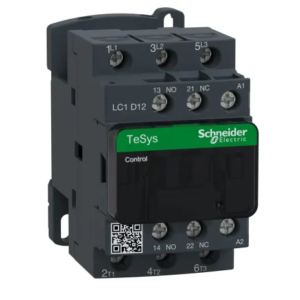 Contacteur série LC1D 3P Schneider Electric, 3 pôles, 5,5 KW, 3 NO, 12 A 230V ca Contrôle moteur, Charge résistive,