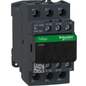 Contacteur série TeSyS D 3P Schneider Electric, 3 pôles, 15 KW, 3 NO, 32 A 24V c.c. Contrôle moteur, Charge résistive,