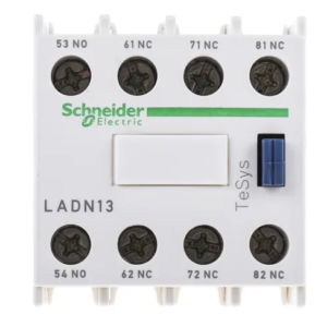 Bloc de contact auxiliaire Schneider Electric Vis 1 N/O, 3 N/F 4 contacts 10 A Montage avant 690V c.a. TeSyS D