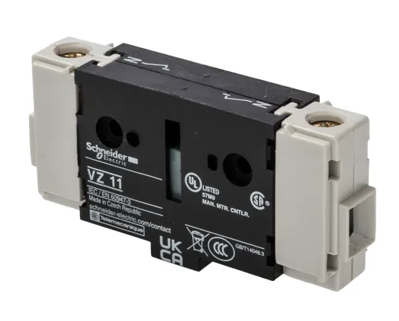 Contact auxiliaire Schneider Electric Verrouillage à vis 1 NO 1 contacts 32 A Latérale 690V TeSyS Vario