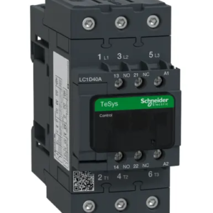 Contacteur série LC1D 3P Schneider Electric, 3 pôles, 18.5 KW, 3 NO, 40 A 230V c.a. Contrôle moteur, Charge résistive,