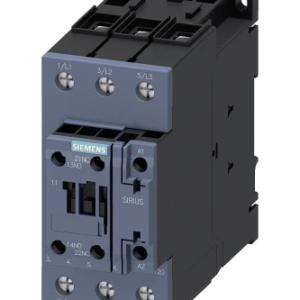 Contacteur série 3RT2 Siemens, 3 pôles, 22 KW, 1 NO/1 NF, 50 A 120V Conformité, 110V, 120 V