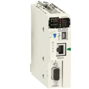 Processeur PLC Schneider Electric, série Modicon M340, 1280 entrées Analogique