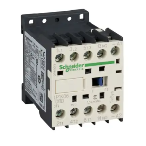 Contacteur série LP1K 3P Schneider Electric, 3 pôles, 3 KW, 3 NO 24V c.c. c.a., Contrôle moteur, 24V c.c.