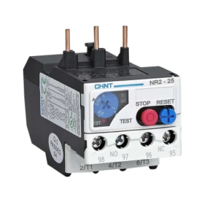 Relais de surcharge thermique CHINT 1A, 690V c.a., 1 NO/1 NF, 25A, gamme NR2