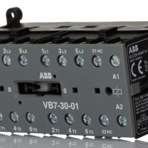 Contacteur série VB 3P ABB, 3 pôles, 5.5 KW, 3 NO, 20 A 24V c.a. Réversible, 24V