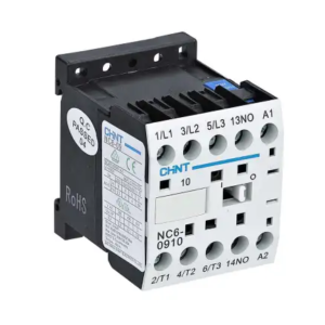 Contacteur série NC6 CHINT, 3 pôles, 4 KW, 1 NO, 9 A 230V c.a. Contrôle moteur, Réversible, 230V c.a.