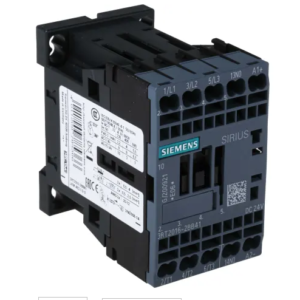 Contacteur série 3RT2 3P Siemens, 3 pôles, 4 KW, 3 NO, 9 A 24V c.c. Contrôle moteur, 24V c.c.