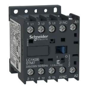 Contacteur série TeSyS K 3P Schneider Electric, 3 pôles, 1.5 KW, 3 NO, 6 A 48V c.a. Contrôle moteur, 48V c.a.