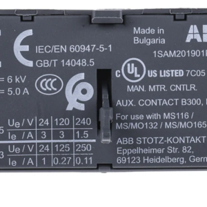 Contact auxiliaire ABB Vis 1 NO/1 NF 2 contacts 16 A Montage avant 220 V c.c., 230V c.a. HK1