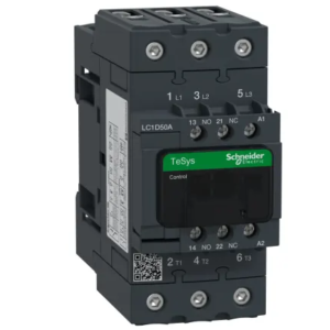 Contacteur série LC1D 3P Schneider Electric, 3 pôles, 22 KW, 3 NO, 50 A 24V c.a. Contrôle moteur, Charge résistive, 24V