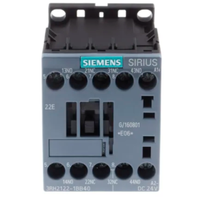 Contacteur série 3RH2 2 N/O, 2 N/F Siemens, 4 pôles, 2 N/O, 2 N/F, 10 A 690V c.a., 24V c.c.