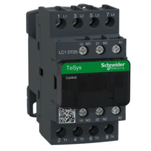 Contacteur série TeSyS D 4P Schneider Electric, 4 pôles, 4 NO, 25 A 220V c.a. Contrôle moteur, Charge résistive, 220V