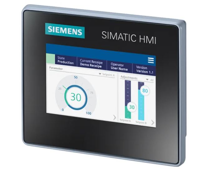 Panneau HMI Siemens SIMATIC, 4.3 pouce, TFT, 800 x 480 pixel