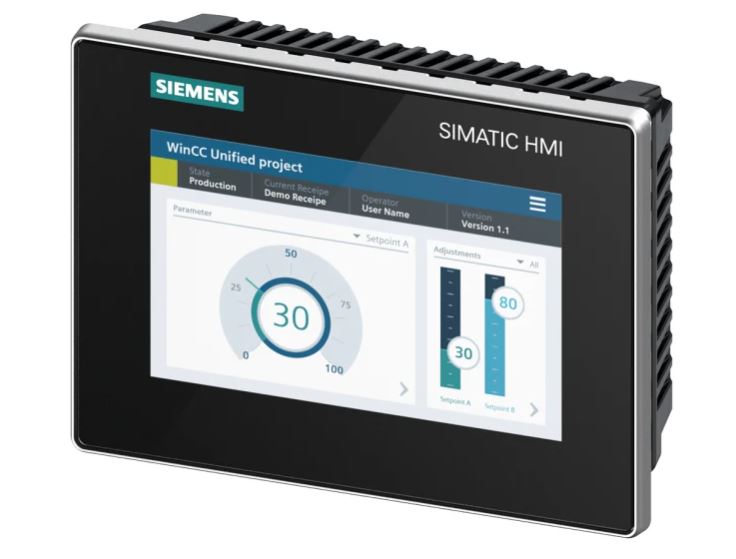 Panneau HMI Siemens SIMATIC, 7 pouce, TFT, 800 x 480 pixel