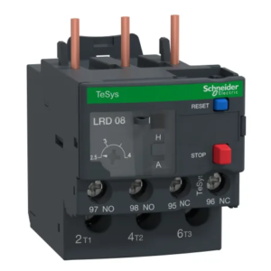 Relais de surcharge Schneider Electric 2.5A, 4 A 1.5 KW, 1 NO/1 NF, 4A, gamme TeSyS LR 3P