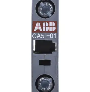 Bloc de contact auxiliaire ABB Vis 1 N/F 1 contacts 6 A Montage avant 690V CA5