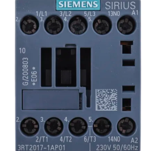 Contacteur série 3RT2 3P Siemens, 3 pôles, 5.5 KW, 3 NO, 12 A 230V c.a. Contrôle moteur, 230V c.a.