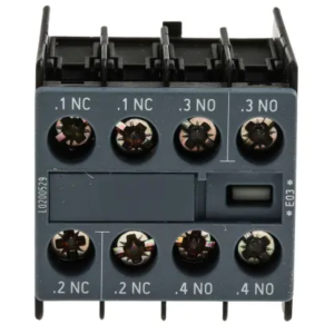 Contact auxiliaire Siemens Vis 2 NF/2 NO 4 contacts 10 A Montage par enfichage 250V c.a., 690 V c.a. 3RH2