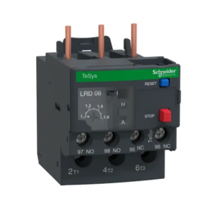 Relais de surcharge Schneider Electric 1A, 1.6 A 0.55 KW, 1 NO/1 NF, 1.6A, gamme TeSyS LR 3P