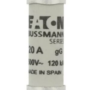 Fusible cartouche, 20A Eaton Type gG/gL Céramique 500V 10 x 38 mm