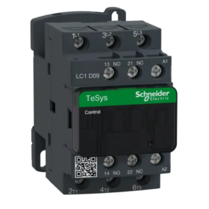 Contacteur série LC1D 3P Schneider Electric, 3 pôles, 4 KW, 3 NO, 9 A 24V c.a. Contrôle moteur, Charge résistive, 24V
