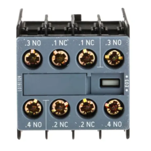 Contact auxiliaire Siemens Vis 2 N/O, 2 N/F 4 contacts 10 A Montage à clipser 690V SIRIUS