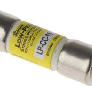 Fusible cartouche, 15A Eaton Type T Mélamine 600V c.a. 10 x 38 mm