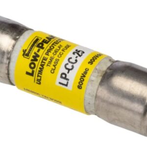 Fusible cartouche, 25A Eaton Type T Mélamine 600V c.a. 10 x 38 mm