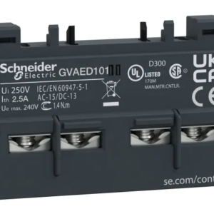 Contact auxiliaire Schneider Electric Cosse à œillet 2 NO 2 contacts 2.5 A Montage avant 250V TeSys GV2-GV3